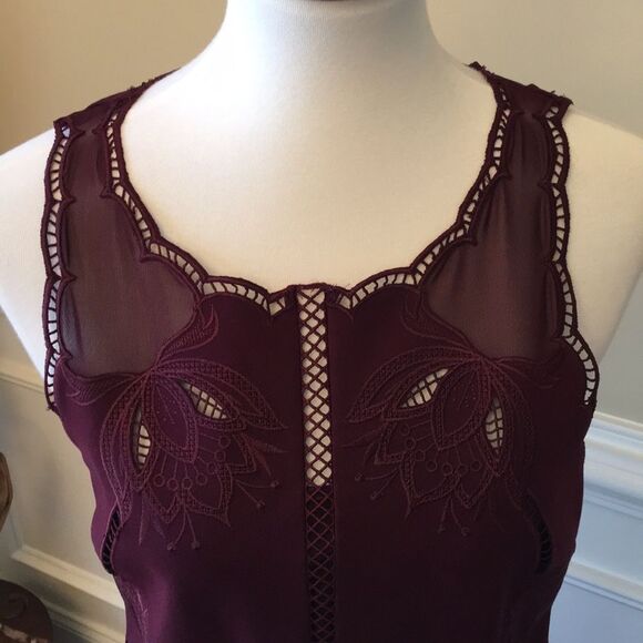 Ted Baker Codi Embroidered Scalloped Hem Dress 3 - Picture 3 of 6